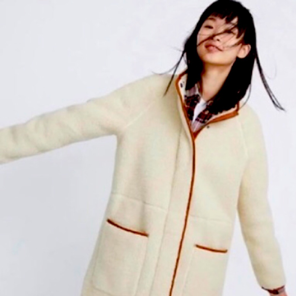 New Madewell Sherpa Estate Coat